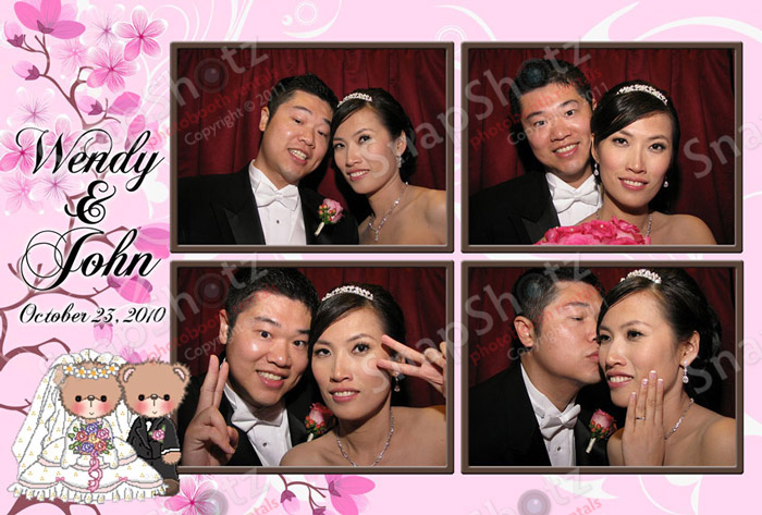 Their guests had a blast with our photo booth 